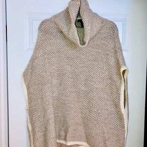 Gap Sweater Shawl w Turtle Neck